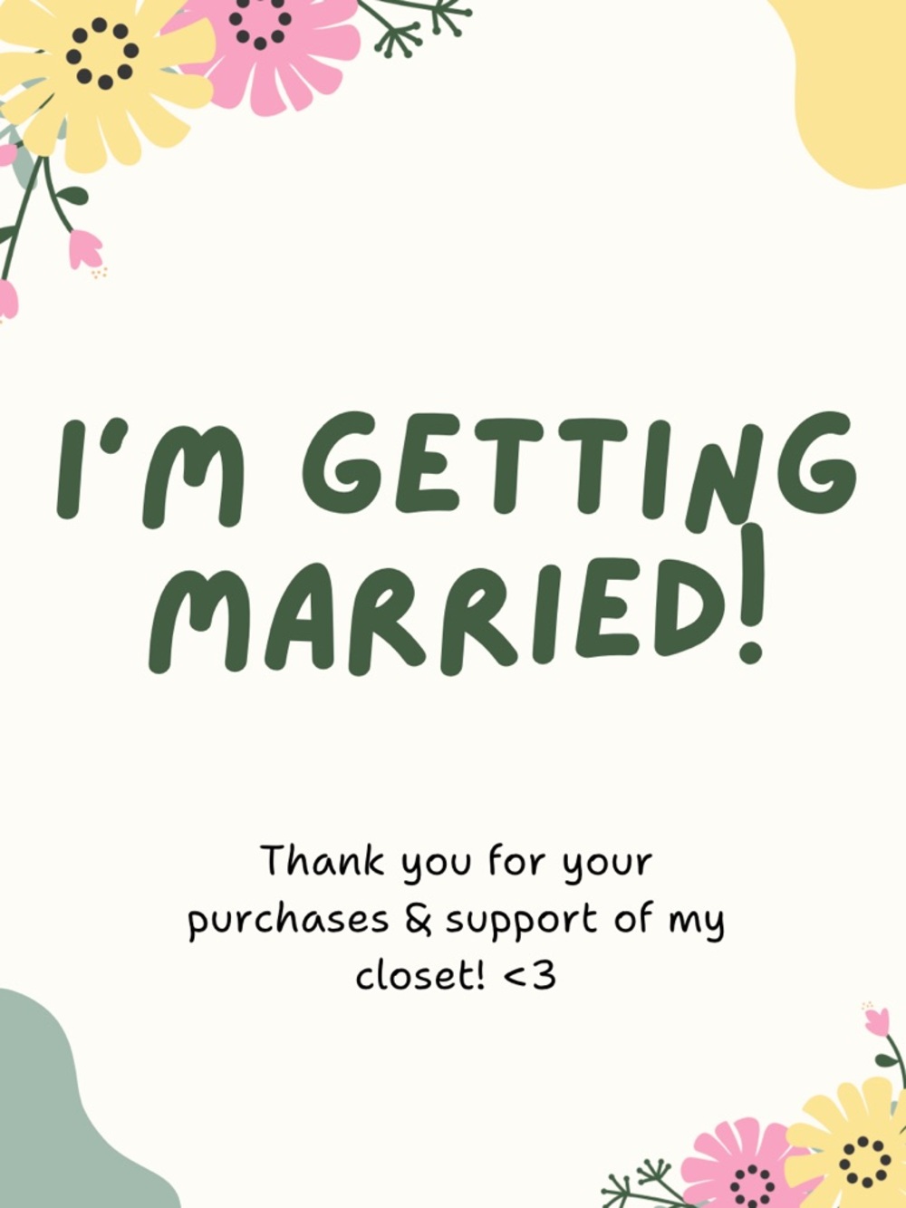 Thank you for your support!